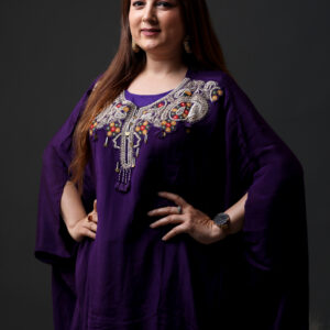 Purple Kaftan Palazzo Set
